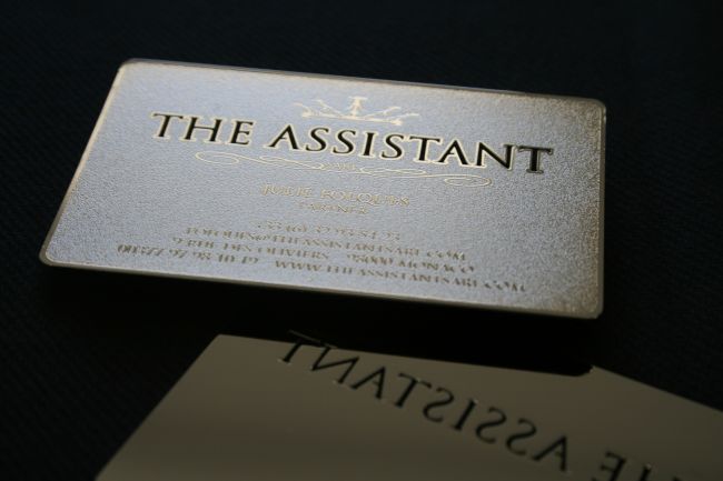 Carte de Luxe THE ASSISTANT à Monaco en acier